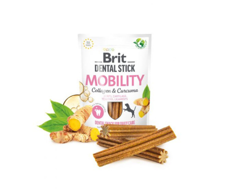 BRIT DENTAL STICK "STAWY I KOŚCI'' Z KURKUMĄ I KOLAGENEM 251G