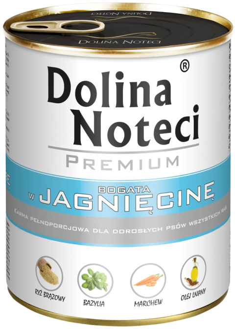 Dolina Noteci Premium bogata w jagnięcinę 800g