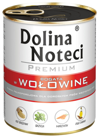 Dolina Noteci Premium bogata w wołowinę 800g