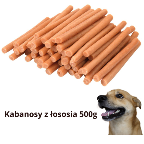 Kabanosy z łososia 500g