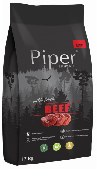 Piper Animals z wołowiną 12 kg