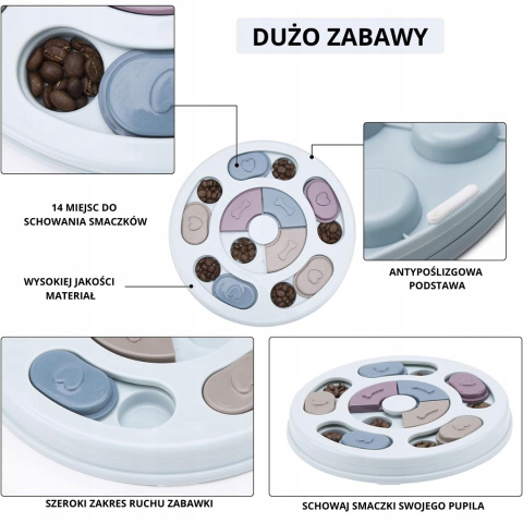 ZABAWKA DLA PSA PUZZLE SPOWALNIAJĄCE JEDZENIE